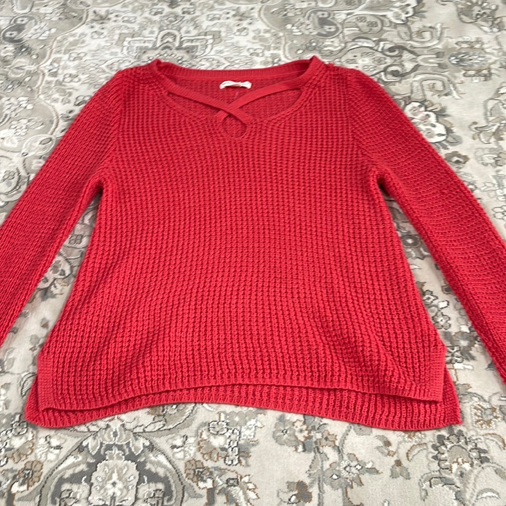 AEROPOSTALE Soft Crochet Sweater Size L